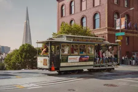 Teleférico em Nob Hill